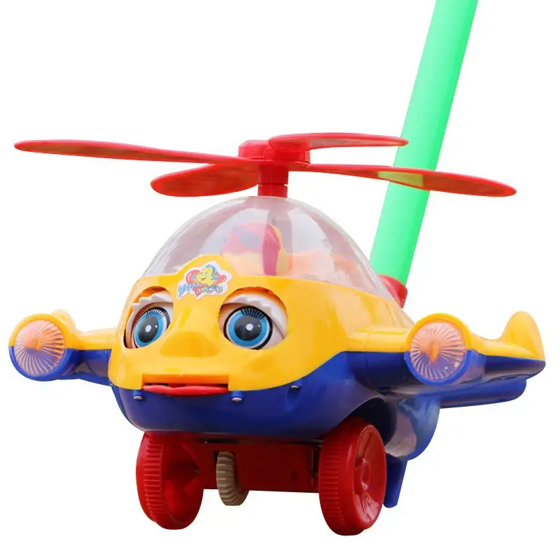 Hand Push Wheel Toy for Kids Yellow Blue - Image 38