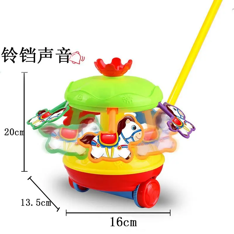 Hand Push Wheel Toy for Kids Yellow Blue - Image 18