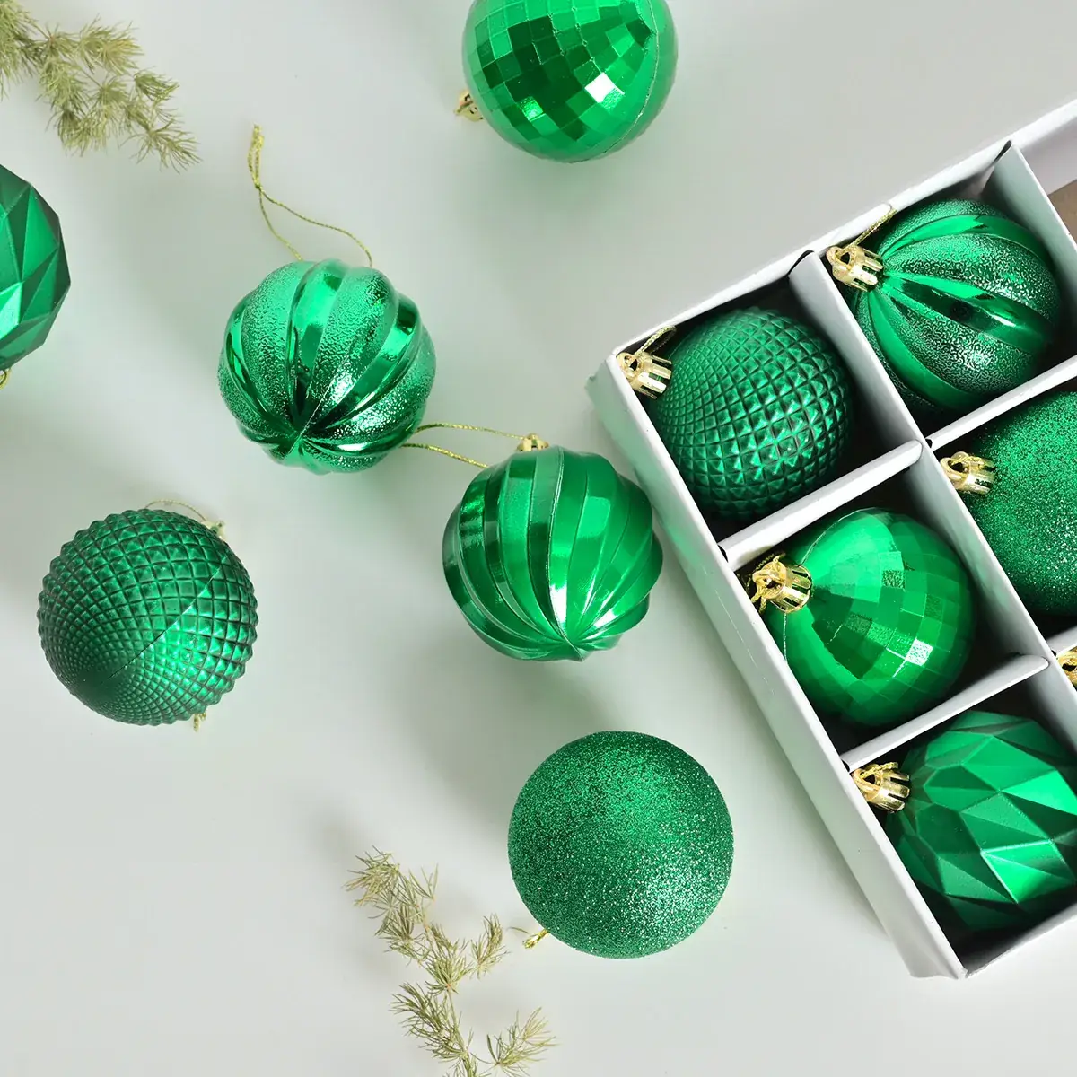 Blue Special-Shaped Christmas Ball Decorations