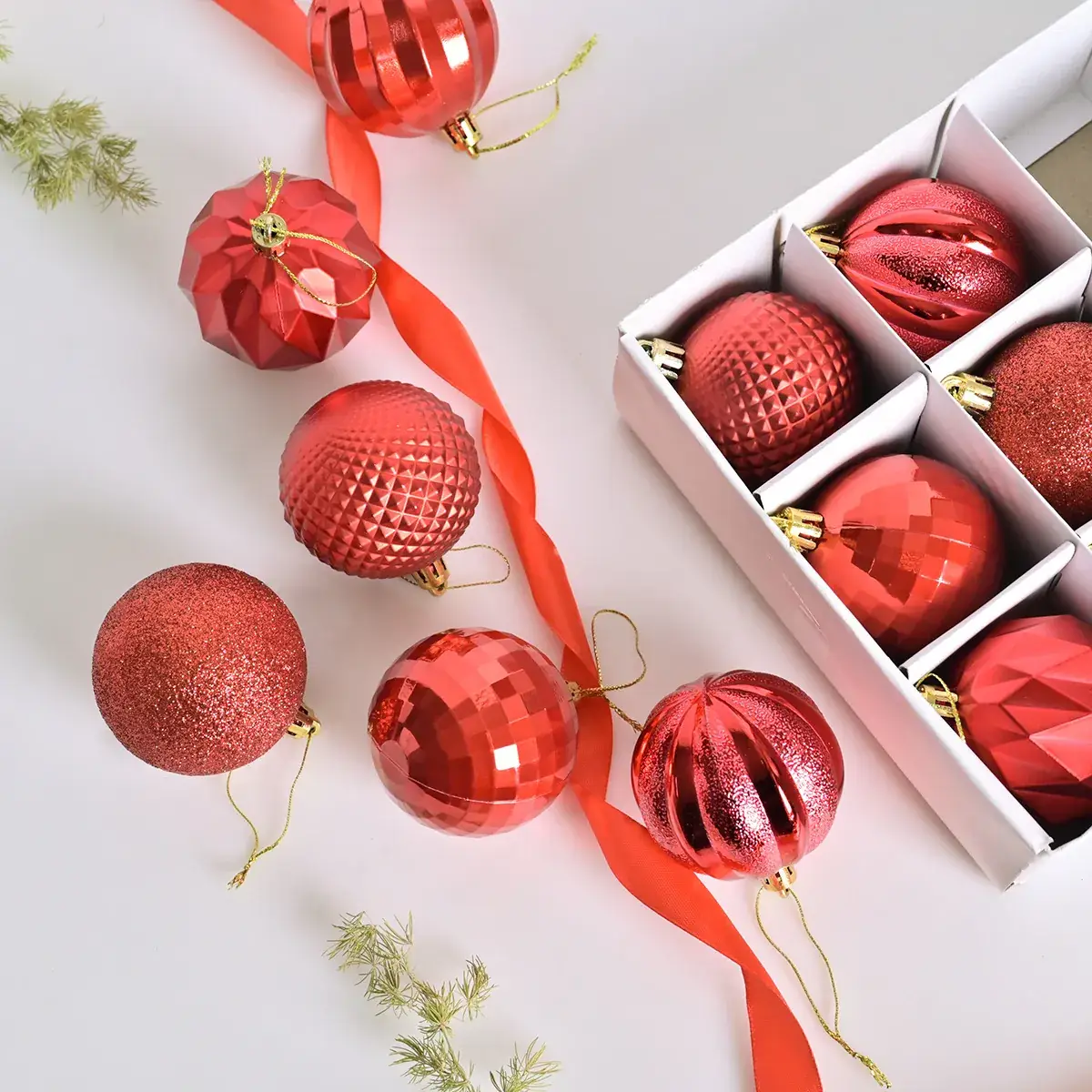 Blue Special-Shaped Christmas Ball Decorations