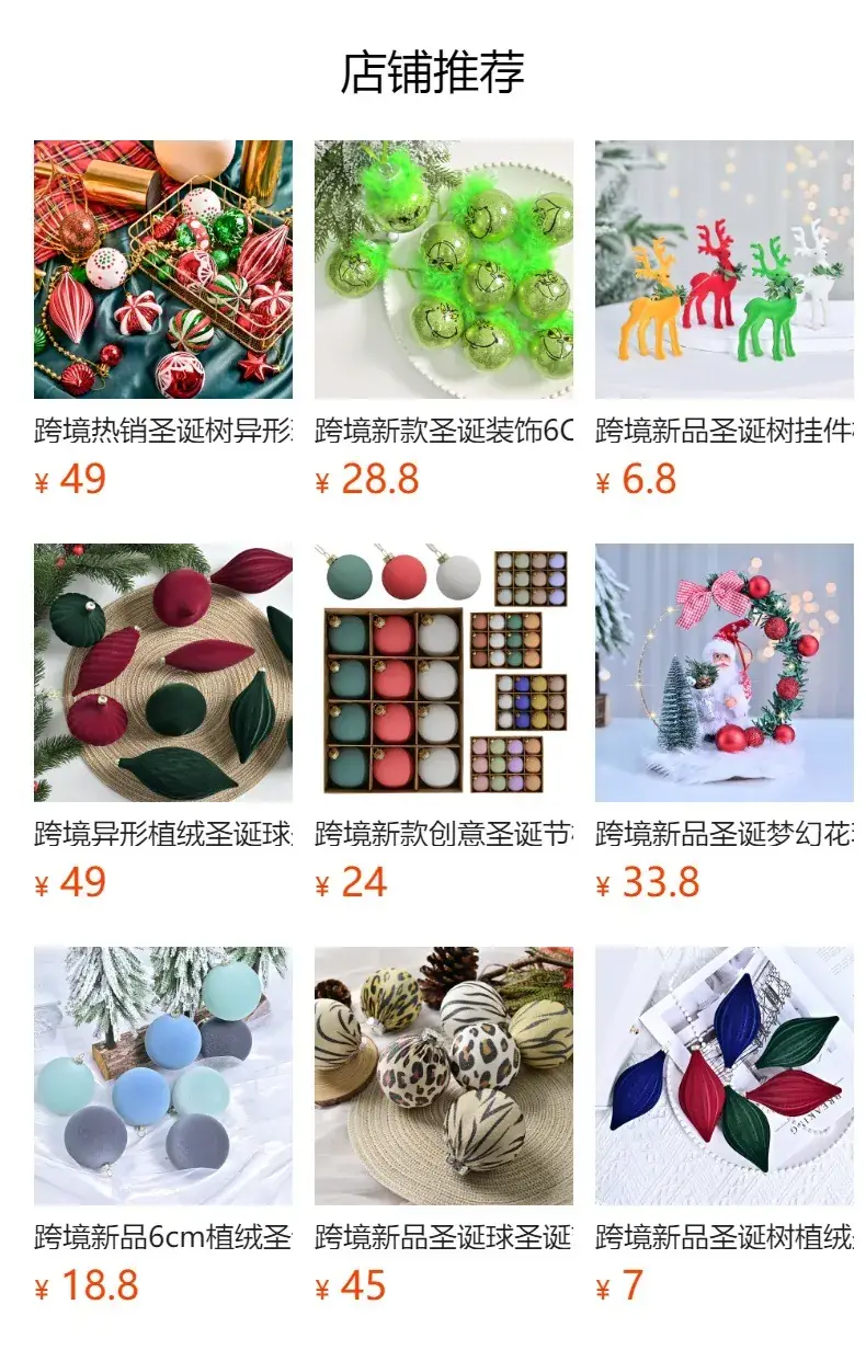 Blue Special-Shaped Christmas Ball Decorations — feature 1