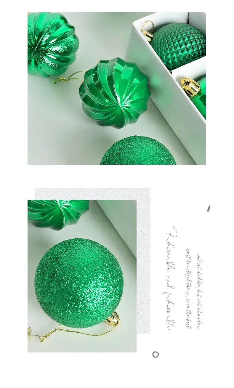 Blue Special-Shaped Christmas Ball Decorations — feature 4