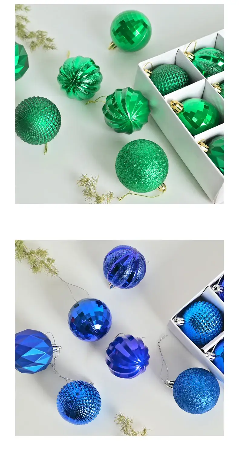 Blue Special-Shaped Christmas Ball Decorations — feature 6