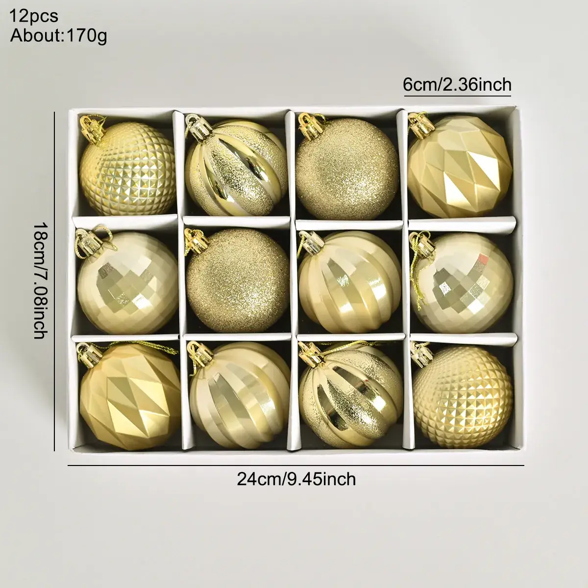 Blue Special-Shaped Christmas Ball Decorations