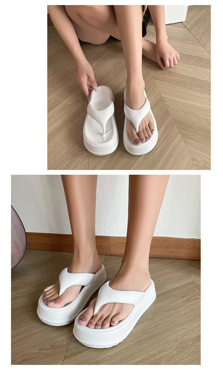 Eva Thick Bottom Clip Flip-Flops Women's Summer 2024 New Non-slip Outer Wear Seaside Beach Sandals and Slippers Women's Anti-slip — feature 16