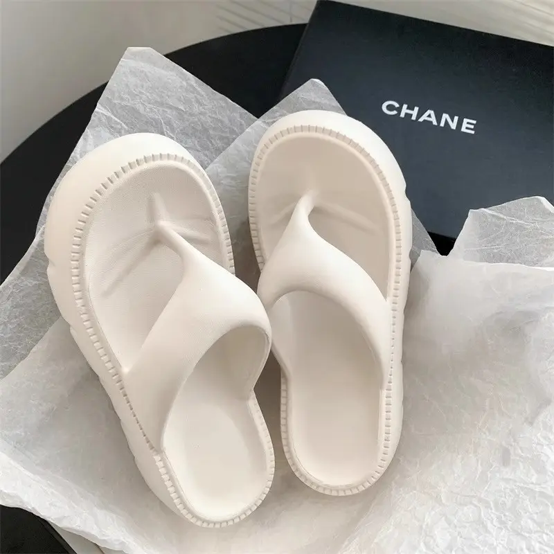 Eva Thick Bottom Clip Flip-Flops Women's Summer 2024 New Non-slip Outer Wear Seaside Beach Sandals and Slippers Women's Anti-slip - Image 16