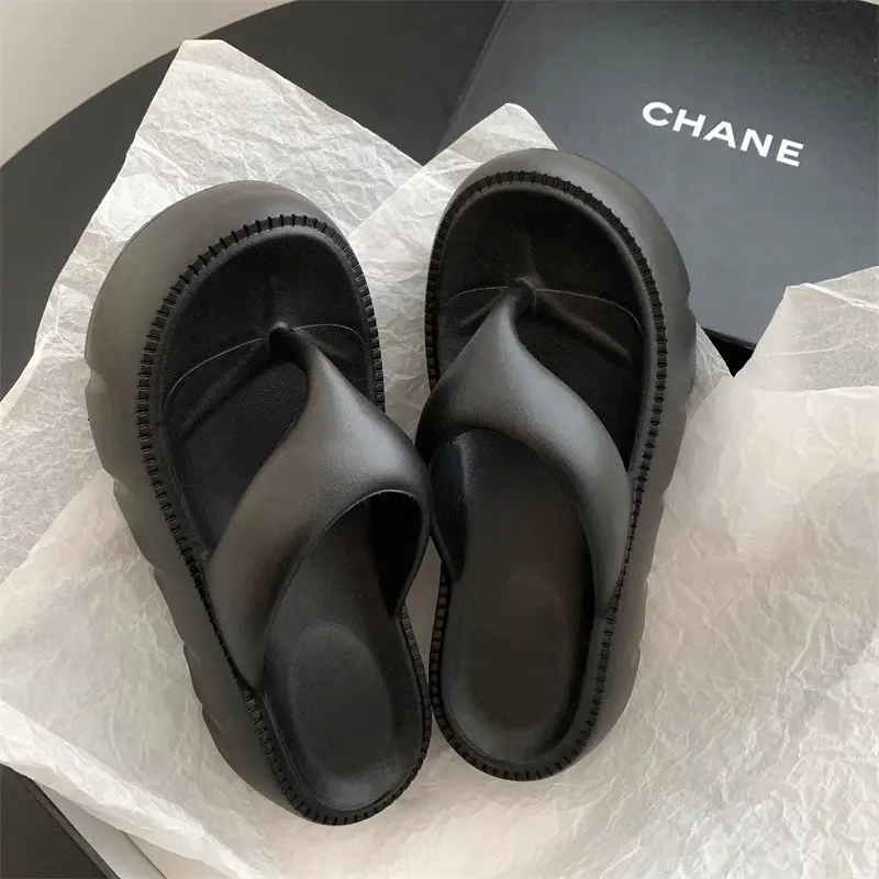 Eva Thick Bottom Clip Flip-Flops Women's Summer 2024 New Non-slip Outer Wear Seaside Beach Sandals and Slippers Women's Anti-slip - Image 17