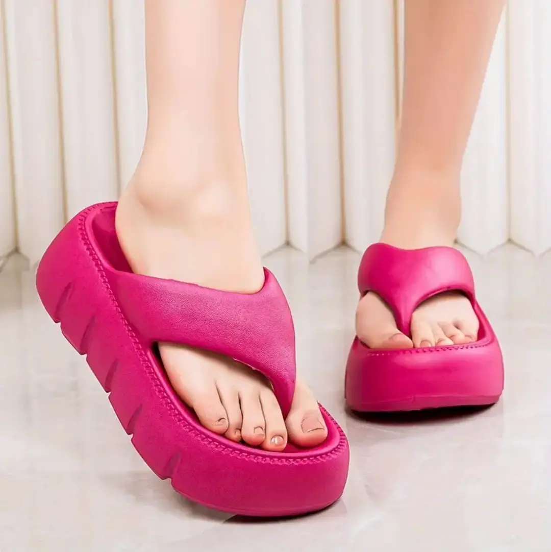 Eva Thick Bottom Clip Flip-Flops Women's Summer 2024 New Non-slip Outer Wear Seaside Beach Sandals and Slippers Women's Anti-slip - Image 20