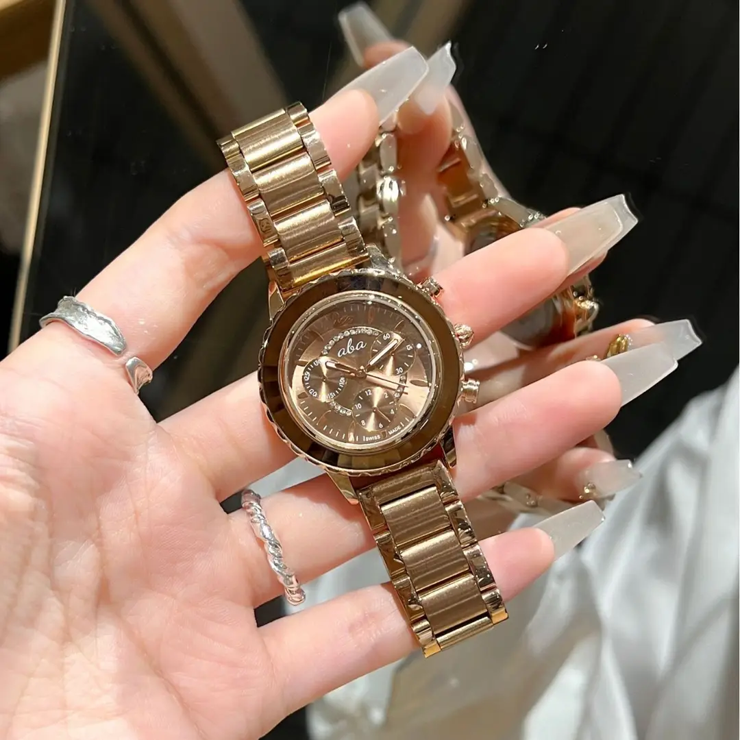 Time beauty ladies temperament fashion Joker quartz watch trend green element leather watch wholesale manufacturers - Image 4