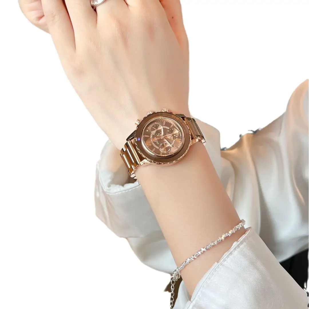 Time beauty ladies temperament fashion Joker quartz watch trend green element leather watch wholesale manufacturers - Image 7
