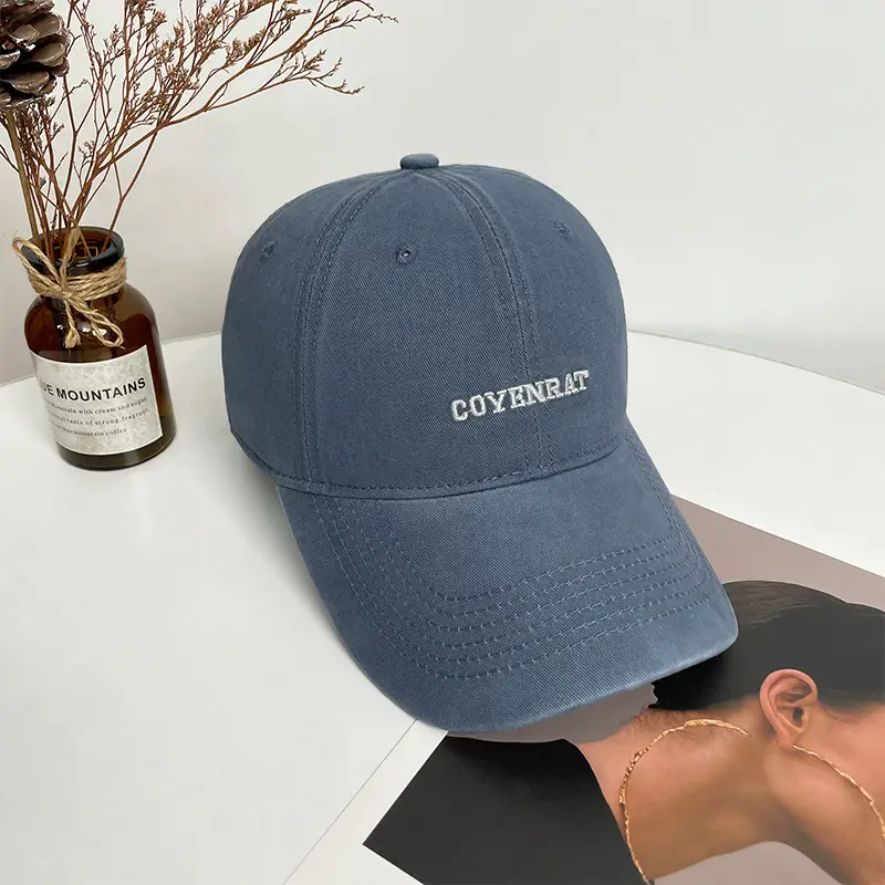 Beige Embroidered Baseball Cap for Women & Men — feature 13