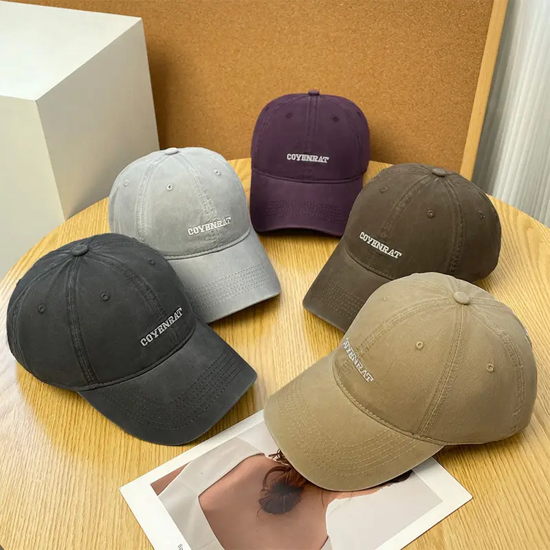 Beige Embroidered Baseball Cap for Women & Men — feature 5