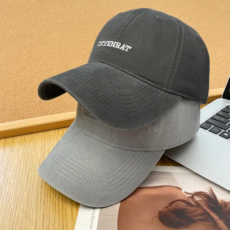 Beige Embroidered Baseball Cap for Women & Men — feature 8