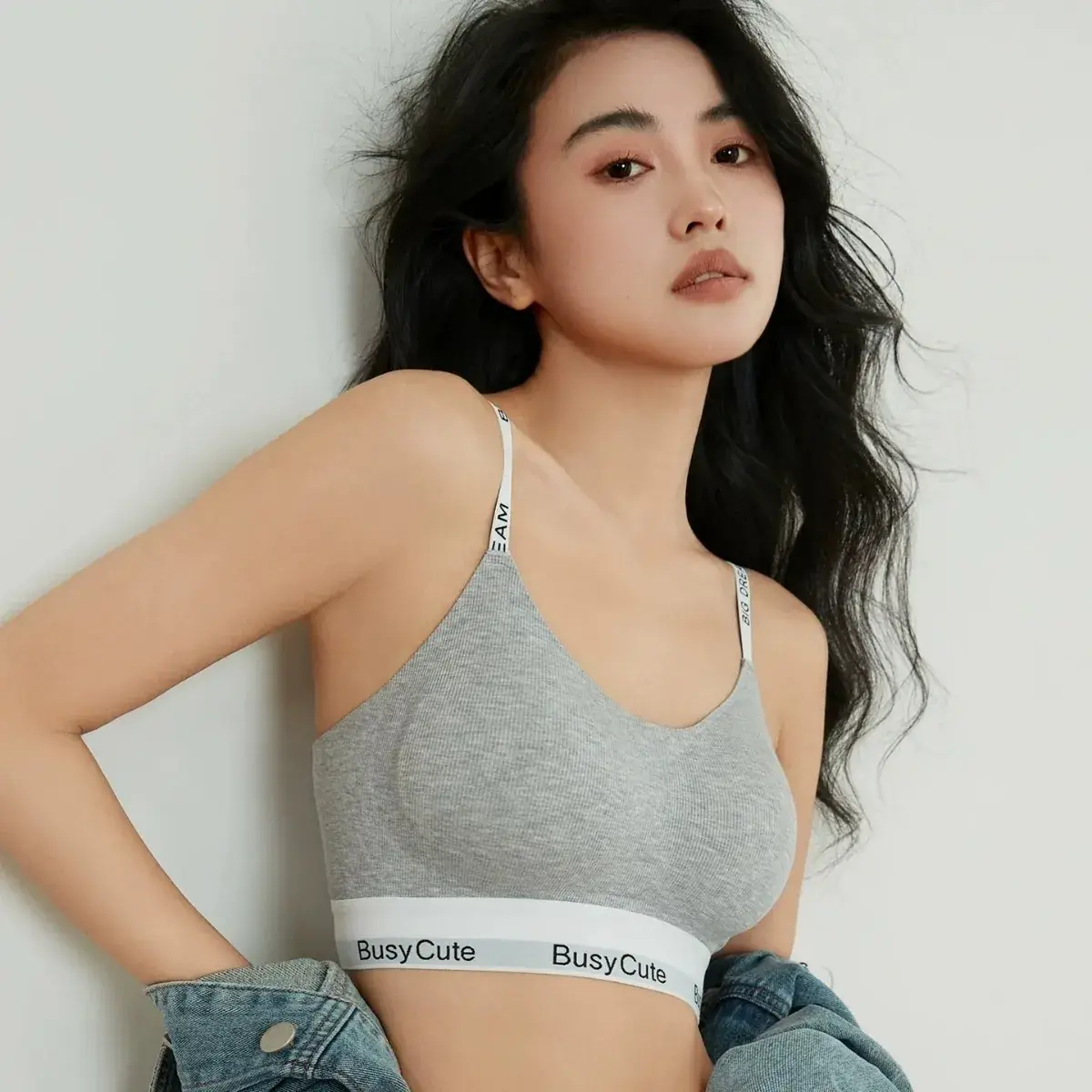 Traceless Cup Sports Bra Women Small Push Up Anti Sagging