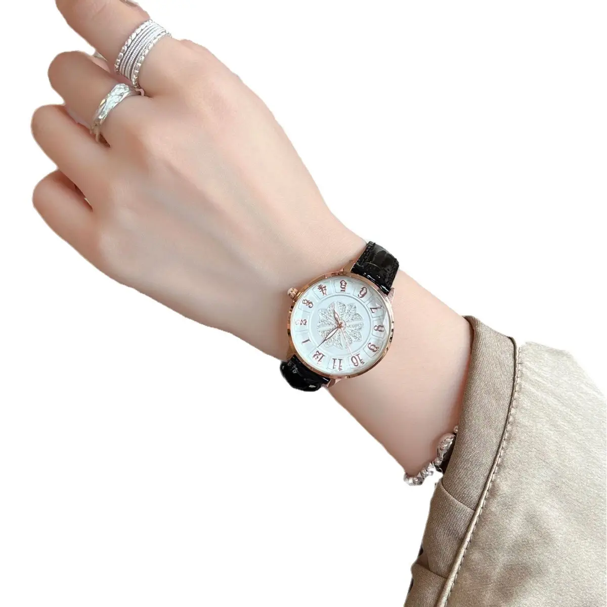 Women's Diamond Watch Belt Waterproof Quartz Wholesale Live Armani - Image 7