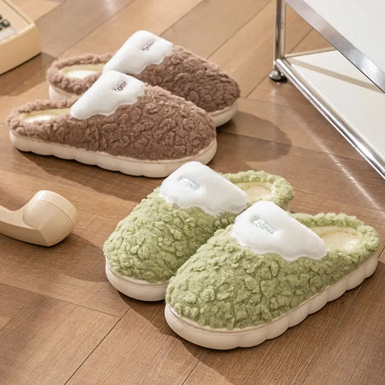 Autumn Winter Cotton Slippers Men Warm Thick - Image 5