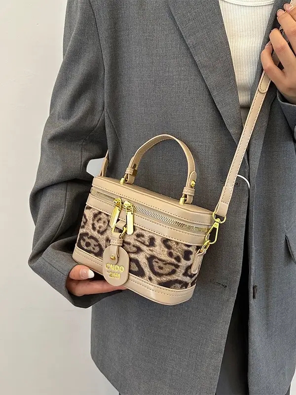 Women's Leopard Print Vintage Crossbody Bag 2024 - Image 10