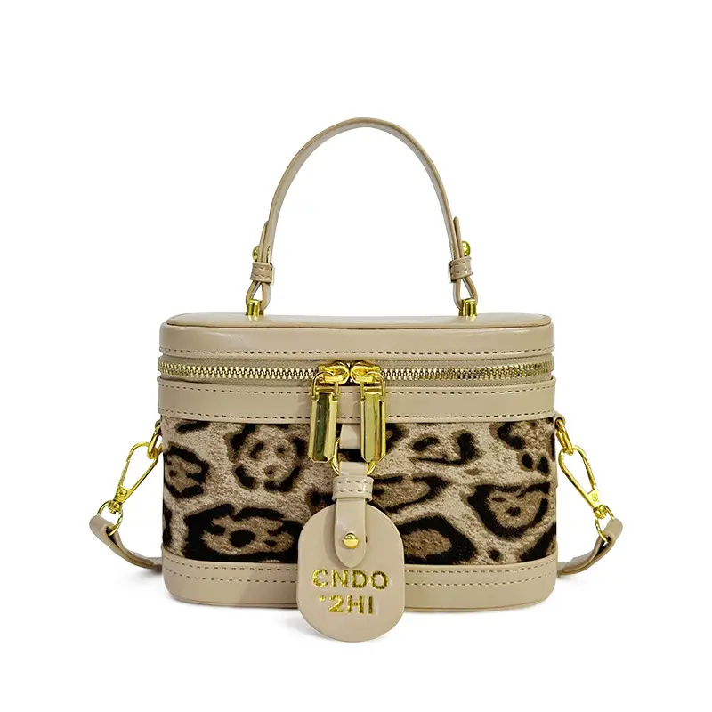 Women's Leopard Print Vintage Crossbody Bag 2024 - Image 2