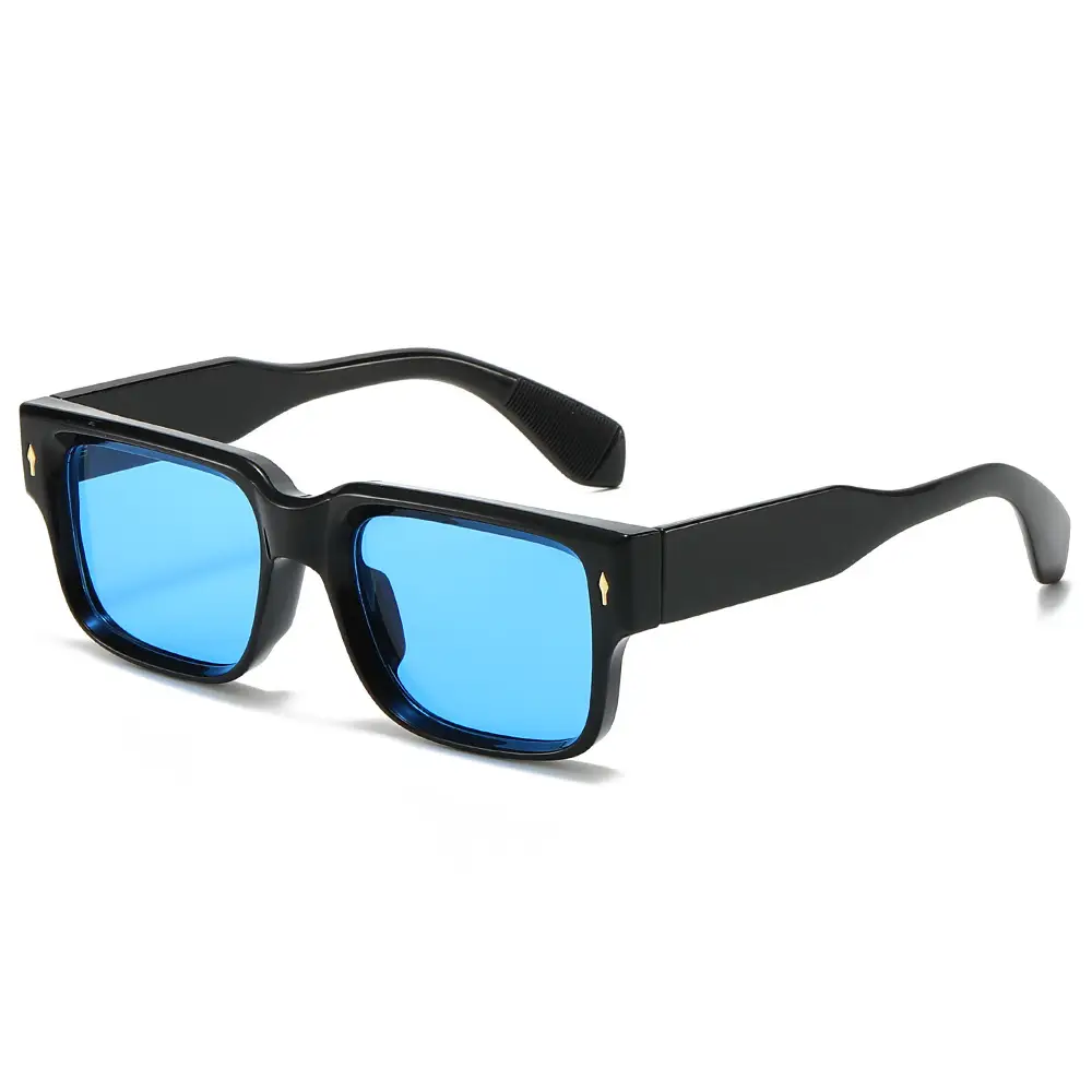 Cross-Border Square Frame Sunglasses Black European American - Image 12