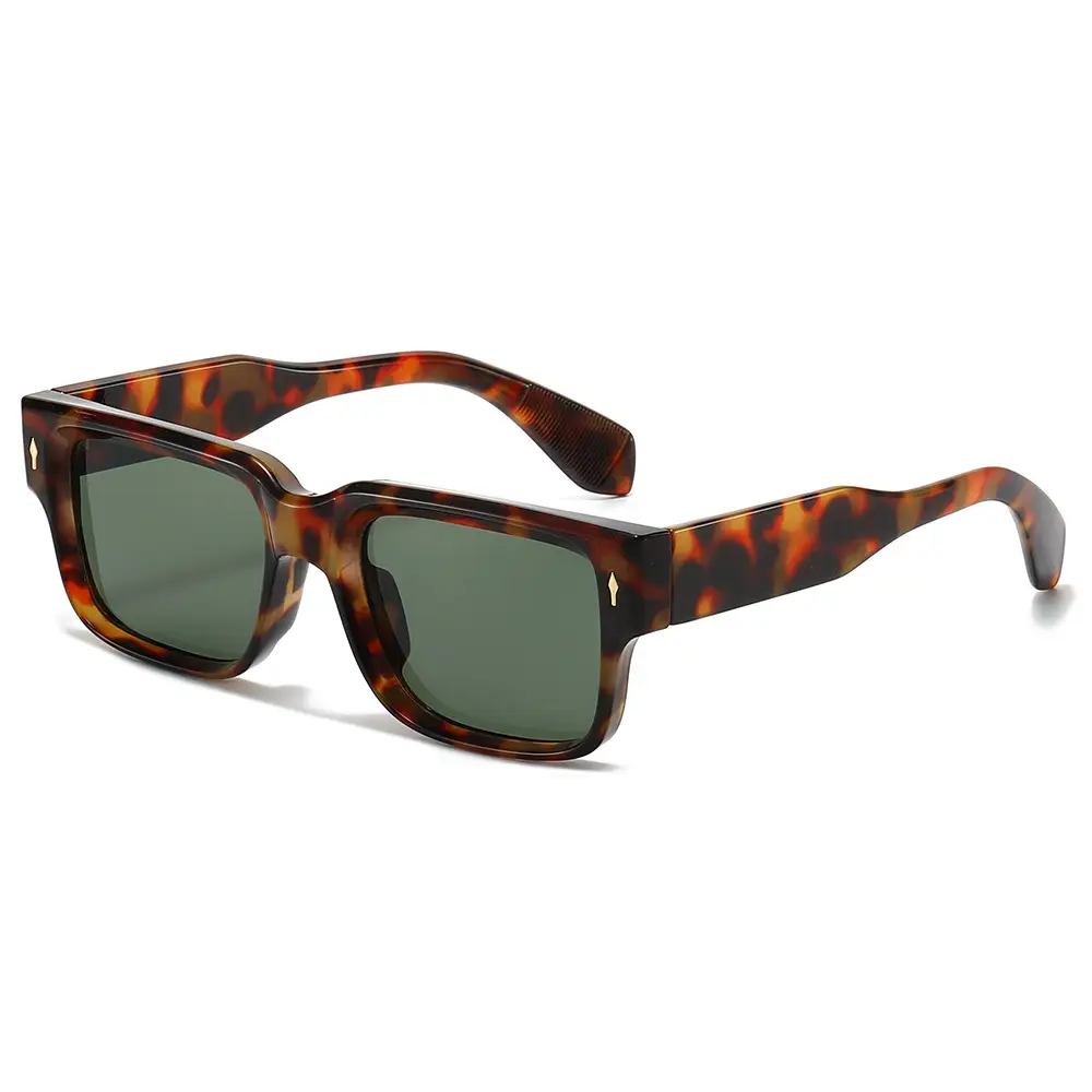 Cross-Border Square Frame Sunglasses Black European American - Image 15