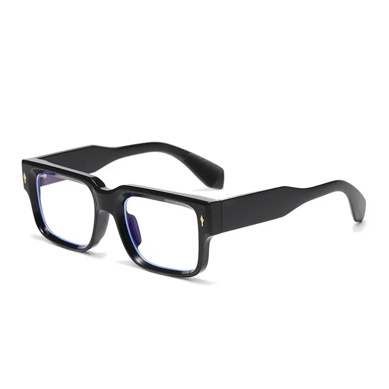 Cross-Border Square Frame Sunglasses Black European American - Image 9