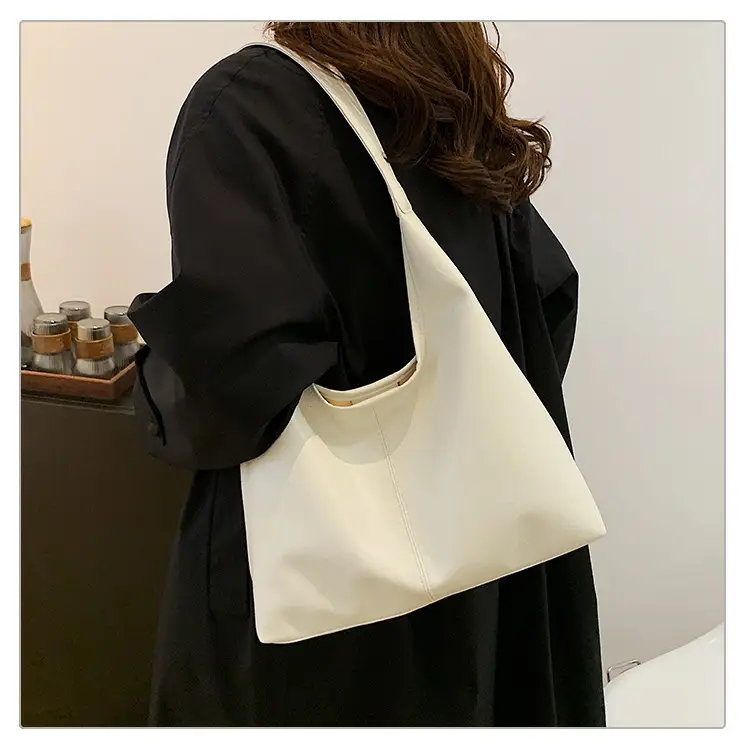 Brown Leather Shoulder Bag & Zipper Pouch Set — feature 21