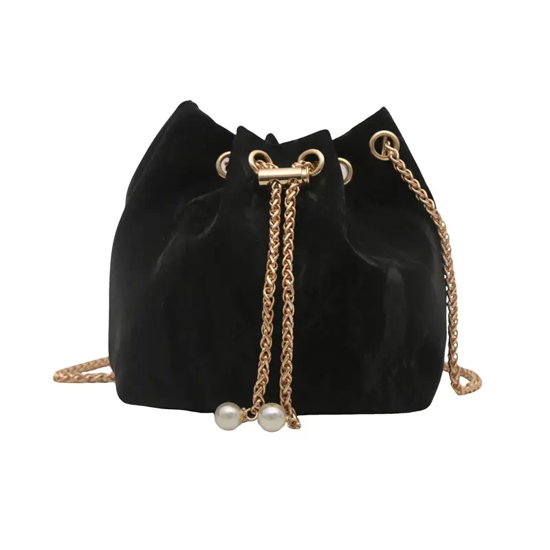 Korean Style Silver Chain Crossbody Bag 2024