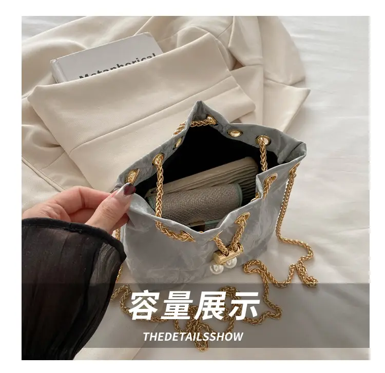Korean Style Silver Chain Crossbody Bag 2024 — feature 7