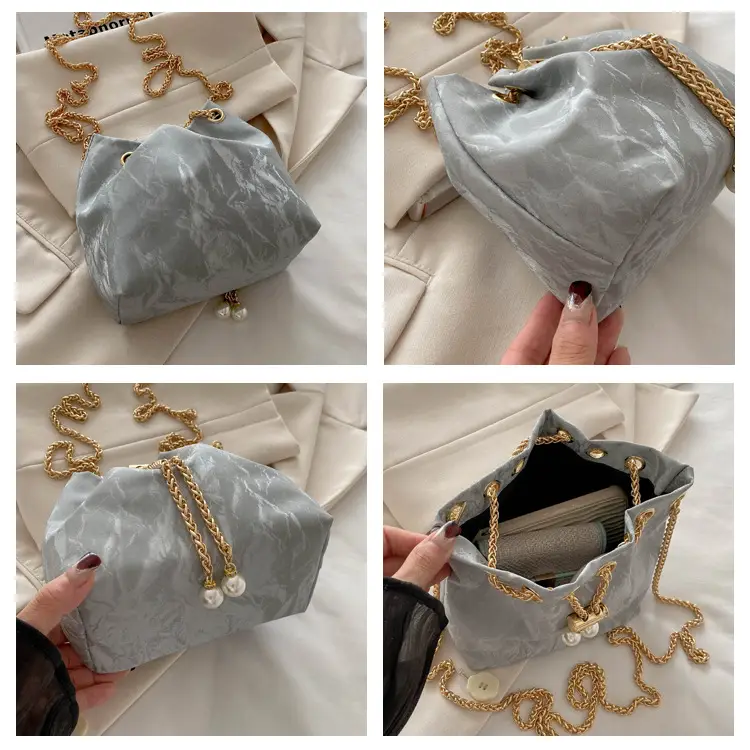 Korean Style Silver Chain Crossbody Bag 2024 — feature 8