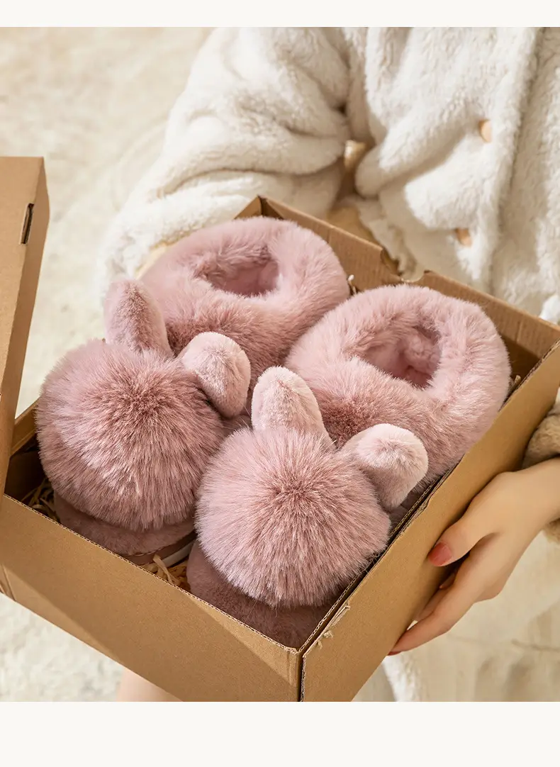 Women Wool Wool Slippers Winter Warm Non-Slip — feature 20