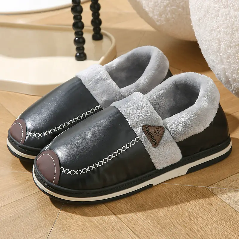 Women Wool Wool Slippers Winter Warm Non-Slip - Image 8