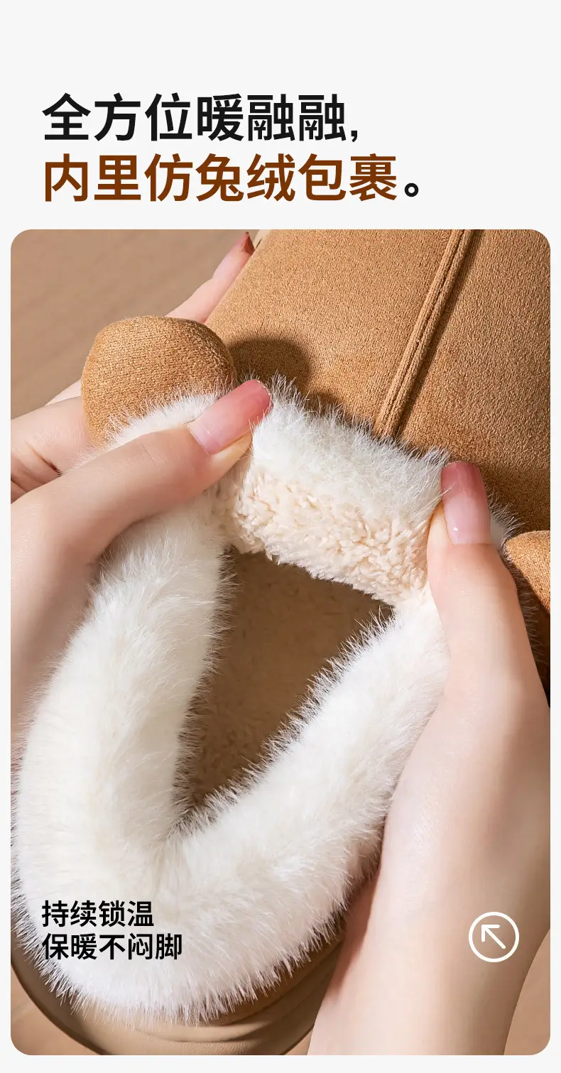 Chao Thick Warm Cotton Slippers Winter Women — feature 6