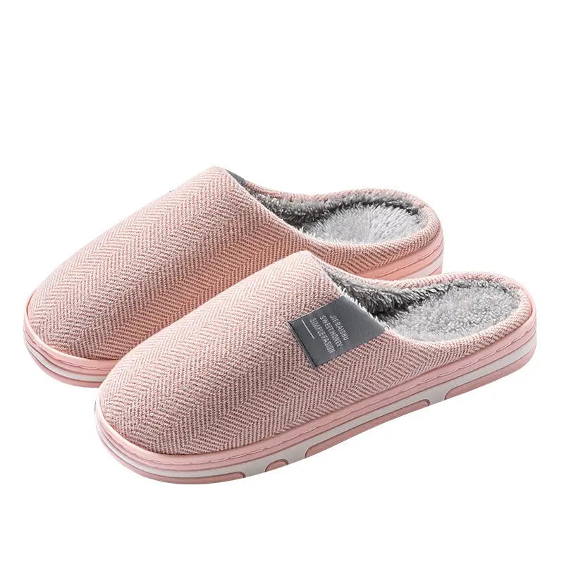 Cixi Cotton Slippers Women's Autumn and Winter Couple's Indoor Moon Shoes Non-slip Warm Plush Home Cotton Slippers - Image 22