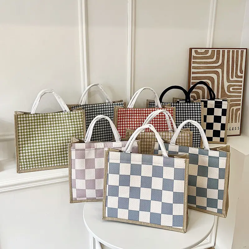 Women Striped Canvas Commuter Bag 2024 New — feature 12