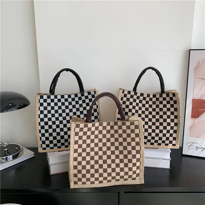 Women Striped Canvas Commuter Bag 2024 New — feature 5