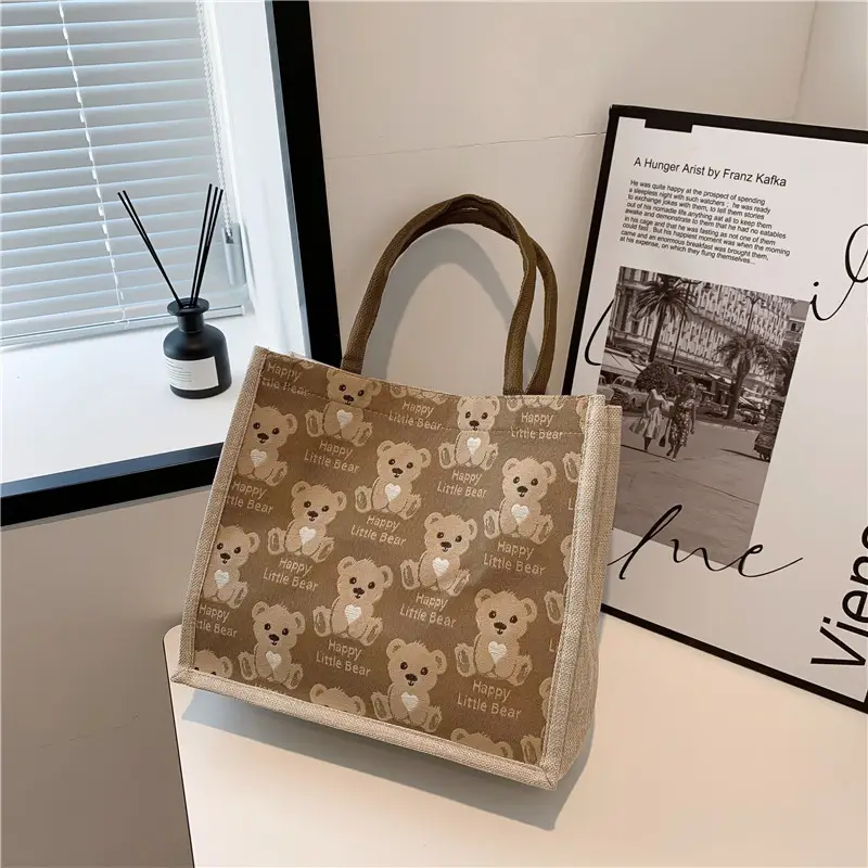 Women Striped Canvas Commuter Bag 2024 New — feature 7