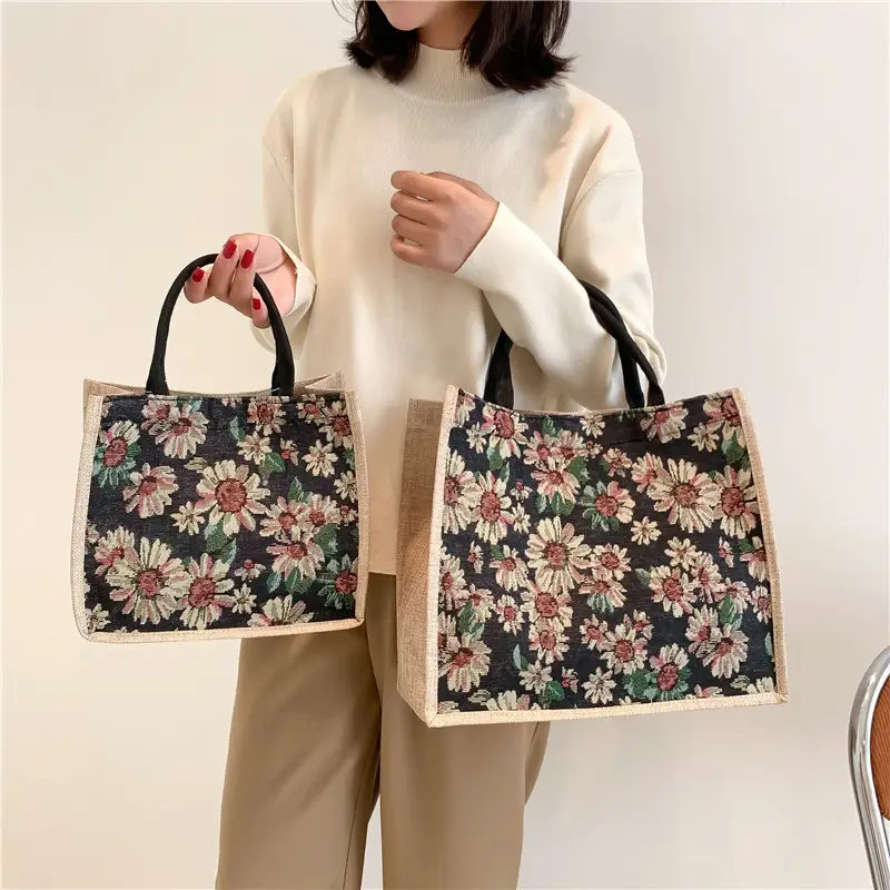 Women Striped Canvas Commuter Bag 2024 New — feature 8