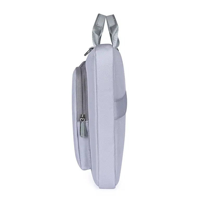 Pink Multi-Compartment Laptop Shoulder Bag - Image 7