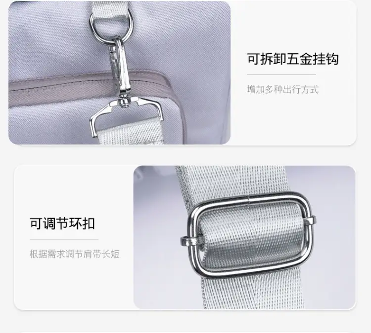 Pink Multi-Compartment Laptop Shoulder Bag — feature 20