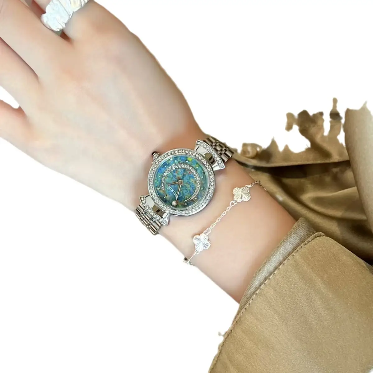 Women's Starry Sky Watch with Diamond Belt - Image 8