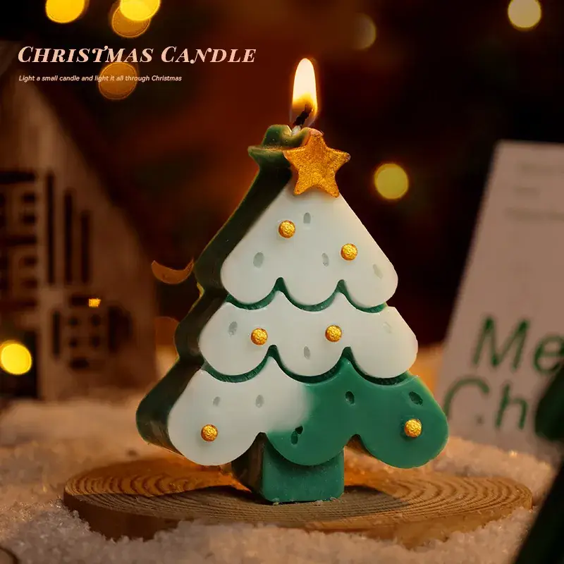 Christmas Tree Scented Candle Ornament for Gift - Image 12