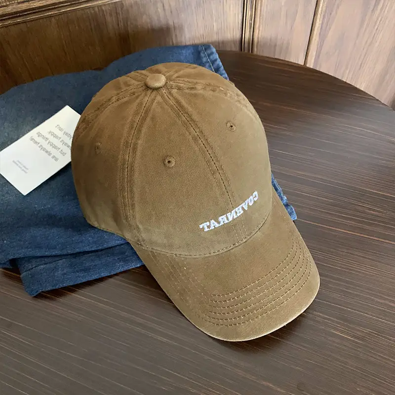 Women Korean Retro Embroidered Baseball Cap Winter Autumn Wide Brim - Image 2