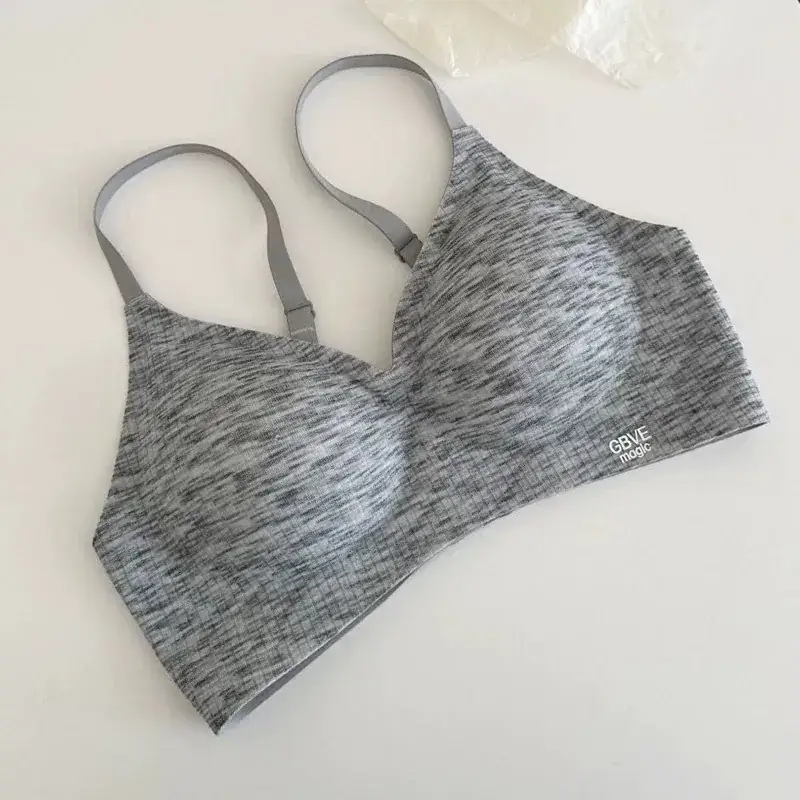 Women's Non-Steel Rings Soft Support Sports Bra - Image 3