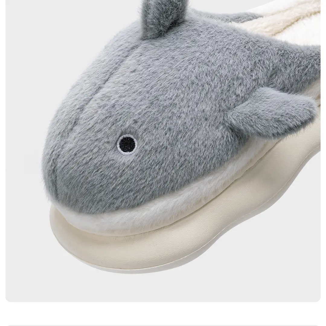 Thick-Soled Cotton Slippers for Women, Autumn and Winter 2026 New Model, Indoor Home Non-Slip Fleece-Lined Couple's Cotton Slippers, Men's Outdoor Wear — feature 14