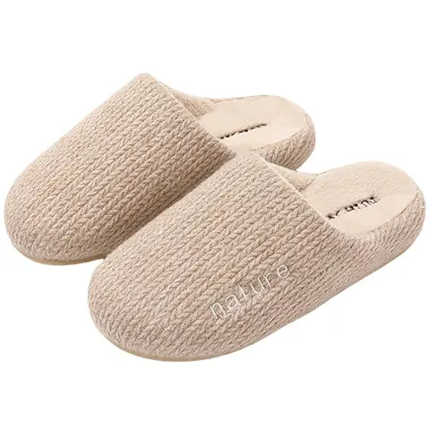 Baotou Japanese-Style Cotton Slippers, New Autumn and Winter Models, Indoor Home Warm Non-Slip Plush Slippers with a Soft Cushioning Feel for Women and Men in Winter - Image 9