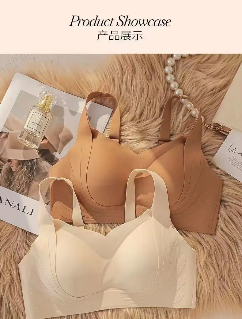 Traceless Push-Up Bra Women Large Chest Small — feature 11