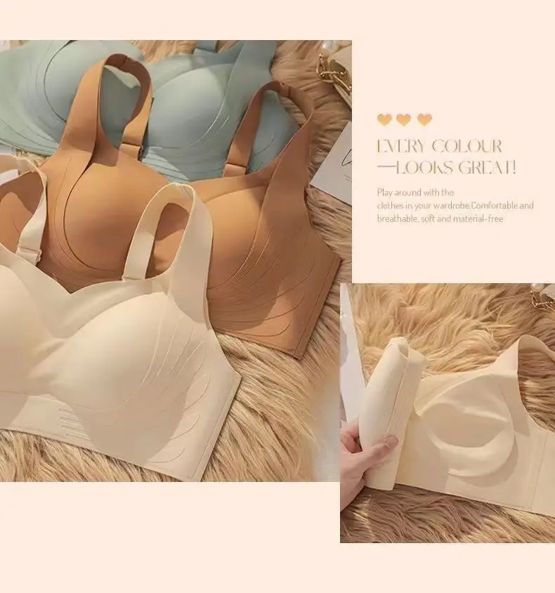 Traceless Push-Up Bra Women Large Chest Small — feature 16