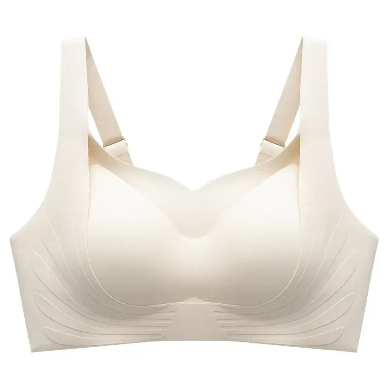 Traceless Push-Up Bra Women Large Chest Small - Image 2
