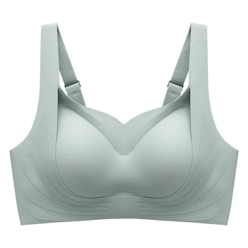 Traceless Push-Up Bra Women Large Chest Small - Image 4