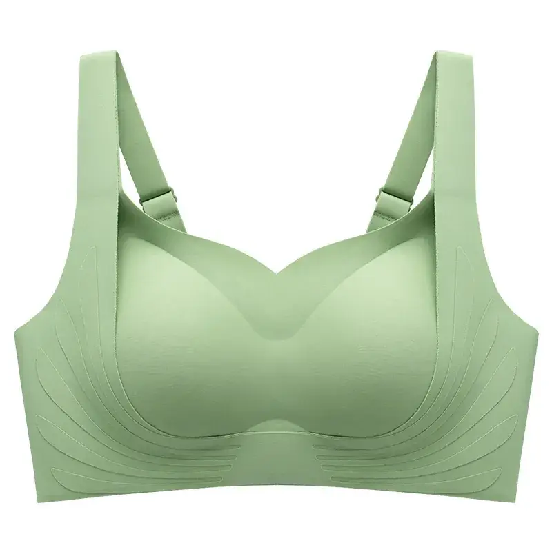 Traceless Push-Up Bra Women Large Chest Small - Image 5